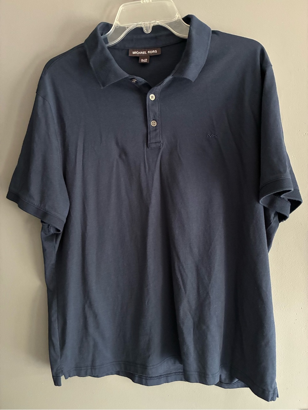Michael Kors Men’s Navy  Cotton Polo Shirt